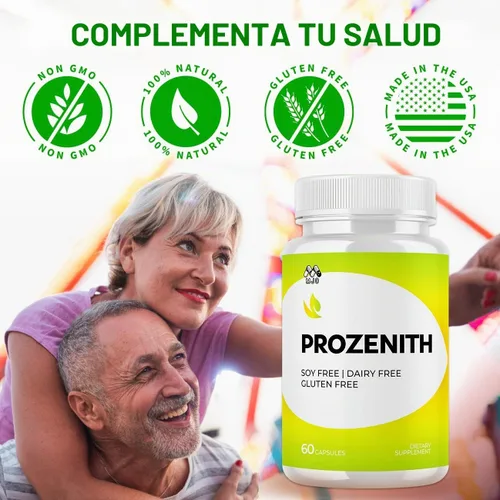Vista 6 de Paquete de 2 cápsulas Prozenith, suplemento oficial de Prozenith (120 cápsulas)
