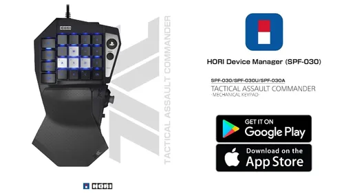 Vista 7 de HORI Tactical Assault Commander (TAC) Mechanical Keypad for PlayStation5, PlayStation4, and PC- PC-Style Keypad for FPS, MMO, and more - Officially