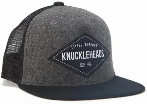 Vista 5 de Gorros de bebé - Gorra de béisbol, para recién nacidos, de ala plana, de malla, camionero, surf, patinaje, Bubba, Bro, ajustada, gorra de playa