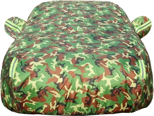 Vista 6 de Funda protectora de granizo para Daewoo Leganza Matiz Nexia Nubira Tacuma, funda de automóvil de tela Oxford gruesa con cremallera para puerta