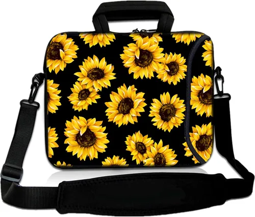Vista 29 de RICHEN - Bolso bandolera de 10 pulgadas con asa, funda para laptops, notebooks, tablets infantiles de 7 a 10.2 pulgadas