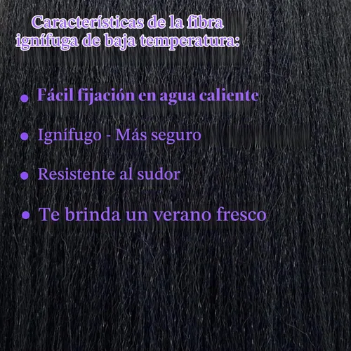 Vista 2 de Cabello trenzado para niños preestirado de 16 pulgadas, color negro para niños, trenzas sin nudos