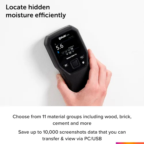 Vista 4 de Medidor de humedad Flir MR60