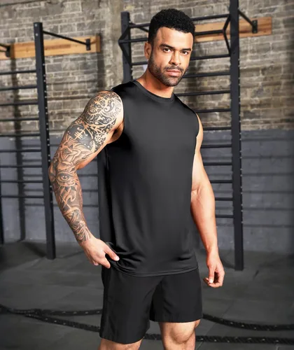 Vista 2 de Boyzn Camisetas sin mangas para hombre, paquete de 3 camisetas sin mangas para entrenamiento, gimnasio, atletismo, culturismo, fitness, camisetas