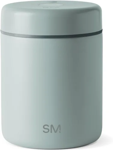 Vista 9 de Simple Modern Delta - Recipiente de café hermético al vacío con tecnología de sellado automático, recipiente de acero inoxidable forrado de cerámica
