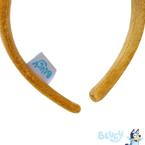 Vista 6 de LUV HER Bluey Party Supplies - 4 diademas de orejas de animal para disfraz de animales, orejas suaves de felpa, diademas elásticas familiares