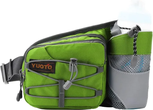 Vista 7 de Waist Pack with Water Bottle Holder for Running Walking Hiking Fanny Pack Hydration Belt