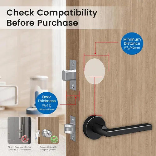 Vista 8 de Cerradura inteligente con cámara sin llave cerradura de puerta de entrada 2K Video WiFi cerrojo huella digital teclado aplicación Control remoto