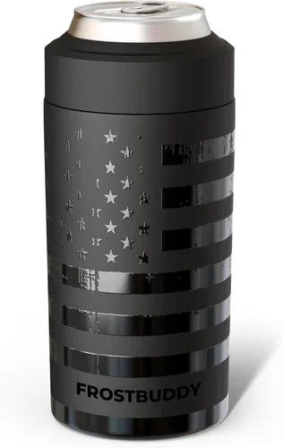 Vista 41 de Frost Buddy - Enfriador universal de latas, aislante de latas de acero Se adapta a latas delgadas de 12 onzas, 16 onzas, niños altos