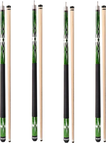 Vista 17 de GSE Games & Sports Expert 58" 2-Piece Canadian Maple Hardwood Billiard Pool Cue Sticks for Men/Women, House or Commercial/Bar Use