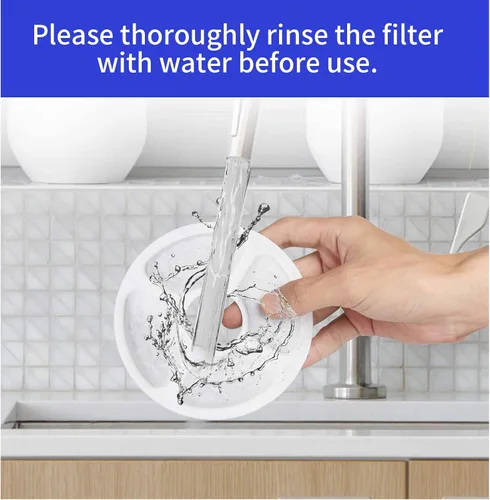 Vista 5 de Filtros de repuesto para fuente de agua para mascotas, filtros de carbón activado para gatos y perros, dispensador automático de agua (paquete de 16)