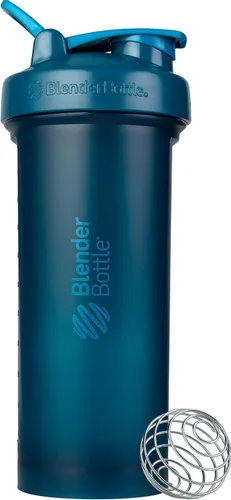Vista 26 de [Usado] BlenderBottle Classic V2 - Botella mezcladora perfecta para batidos de proteínas y preentrenamiento, 20 onzas, color negro