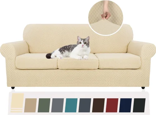 Vista 164 de YEMYHOM - Fundas elásticas para cojín individual, protector de sofá, silla, asiento, funda deslizante, funda suave de sofá, reemplazo, grande, a