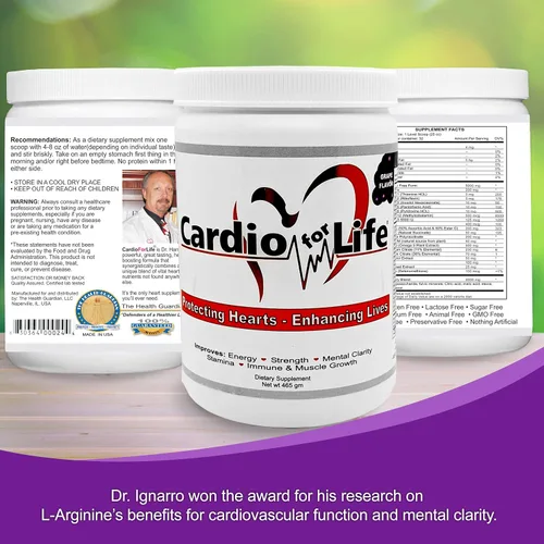 Vista 6 de CardioForLife - 16 oz. Polvo con AstraGin - Sabor a Uva