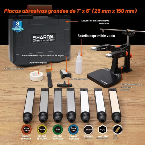 Vista 2 de SHARPAL Sistema de afilado de cuchillo de precisión 202H, ángulo ajustable