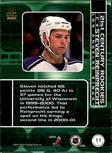 Vista 2 de 2000-01 Crown Royale 21st Century Rookies #11 Steven Reinprecht