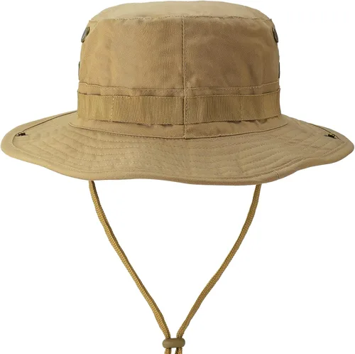 Vista 13 de FRTKK Sombrero militar Boonie táctico ajustable Boonie sombreros para hombres mujeres caza pesca al aire libre safari sol