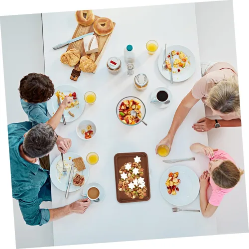 Vista 5 de Cabilock Bandeja de esponja para fregadero, bandejas de desayuno para cama, tabla de servir de madera, bandejas para comida, jabonera de bambú