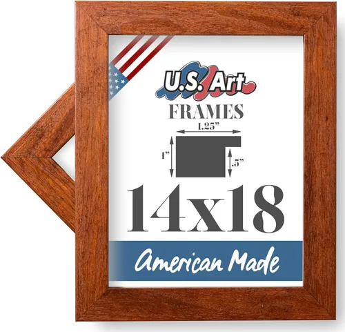 Vista 98 de Marco de fotos de 4 x 6 pulgadas, acabado envuelto suave, plano de 1.25 pulgadas de ancho, bronce oscuro envejecido, 100% madera americana compuesta