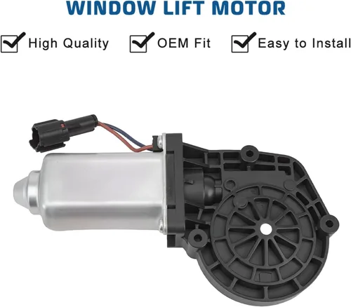Vista 2 de Motor de elevación de ventana eléctrica de repuesto izquierdo para Ford Expedition 1997-2002, Ford F-150 1997-2004, Ford F-250 1997-1999, Lincoln