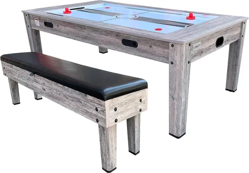 Vista 3 de RACK Luxor - Mesa giratoria de 7.5 pies, 4 en 1, multijuego para billar y pool