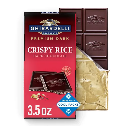 Vista 15 de GHIRARDELLI Barra de chocolate negro intenso, sal marina 60% cacao, barra de 3.5 onzas