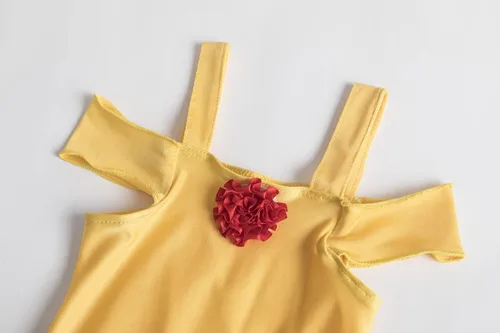 Vista 3 de Ruikajia Traje de baño de una pieza para niñas y niñas, Nieve