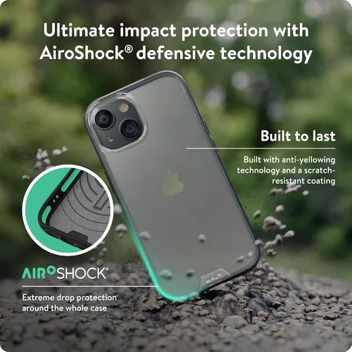 Vista 3 de Mous Funda para iPhone 15 Clear – Clarity – Funda protectora para iPhone 15 – Resistente a los arañazos – Diseño transparente y delgado – Funda