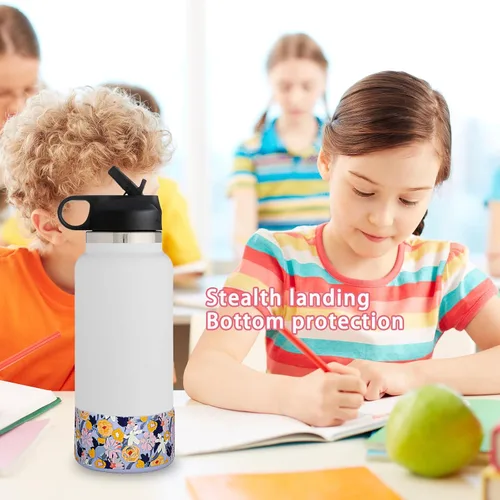 Vista 5 de HEYSKAY 2 botellas protectoras de silicona de 32 onzas y 40 onzas para botellas de agua de boca ancha, accesorios compatibles con Yeti, Iron Flask