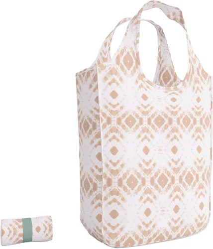 Vista 23 de Pure Sage Bolsa de comestibles reutilizable - Elegante bolsa de compras para comestibles - Bolsa plegable - Tamaño mediano