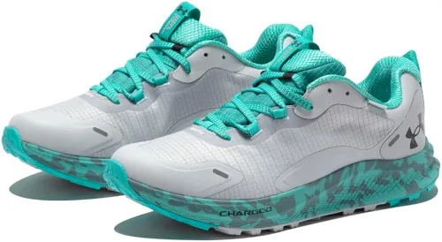 Vista 4 de Under Armour Charged Bandit 2 StormProof Womens Trail Shoe GreyNeptune