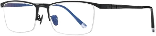 Vista 5 de FONEX Marco de gafas de titanio para hombres, gafas cuadradas lentes ópticas completas F85641