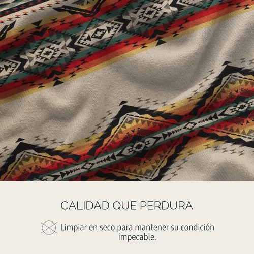 Vista 7 de Pendleton Brave Star Manta Rojo/Blanco/Azul, Talla única Reversible, Ultrasuede Binding, Made in USA, Brave Star