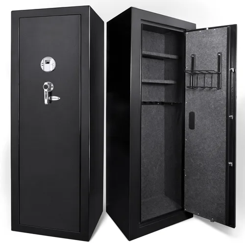 Vista 15 de BARSKA - Caja fuerte de acceso biométrico rápido y fácil con huellas dactilares, para rifles, escopeta, arma de fuego, pistola larga, para el hogar