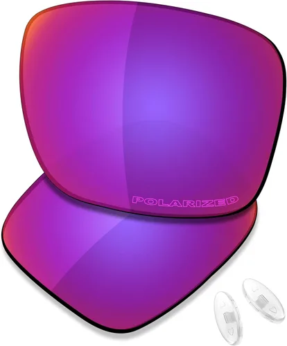 Vista 23 de SAUCER Premium Replacement Lenses & Nosepads for Oakley Holbrook Ti OO6048 UV400 Protection, Anti-Scratch, Precise Fit