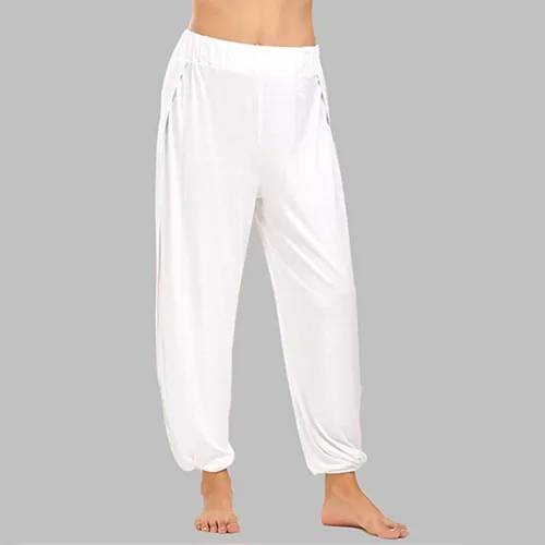 Vista 6 de Tearaway - Pantalones deportivos de calentamiento para mujer, con abertura lateral, ajuste relajado, pantalones de entrenamiento atléticos