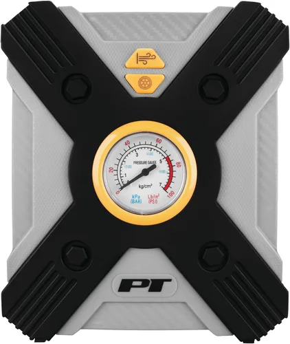 Vista 2 de Performance Tool Vortex E00004 Inflador de Neumáticos y de Bote 12V, Portabrocas de Aire con Bloqueo por Palanca, Cable de Alimentación Largo, Tres