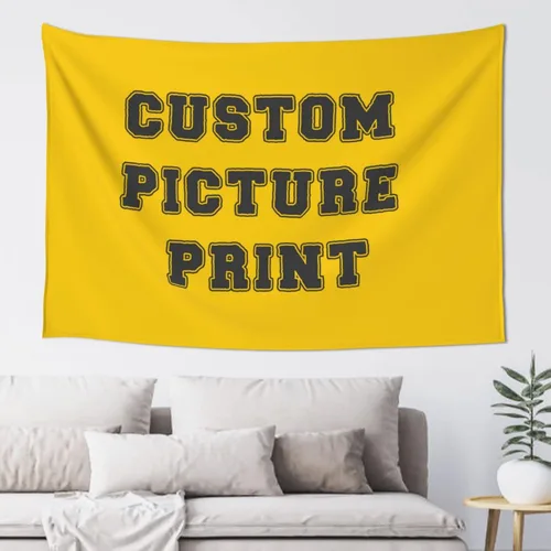 Vista 14 de GSHUJBV Tapiz personalizado para subir imágenes de fondo, tapiz personalizado para colgar en la pared, imprime cualquiera de tus diseños, pancartas
