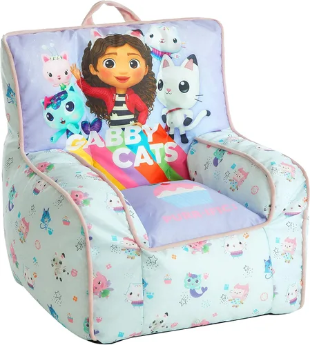Vista 9 de Idea Nuova Nickelodeon Blue's Clues - Puf de nailon para niños pequeños con ribetes y asa de transporte superior, grande