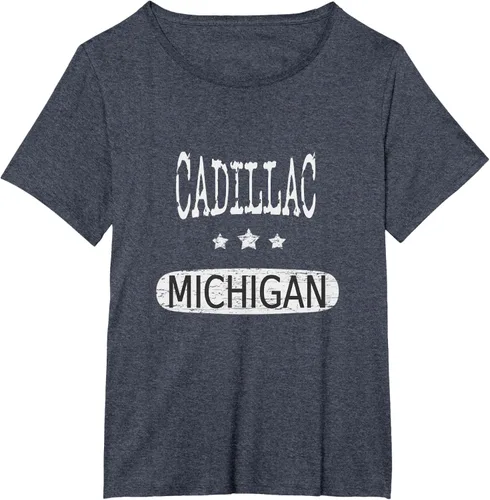 Vista 86 de Vintage Cadillac Michigan Camiseta