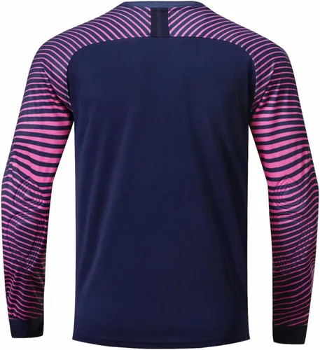 Vista 3 de Hansber Camisetas de portero acolchadas de manga larga para niños y jóvenes, uniforme de fútbol Azul marino oscuro