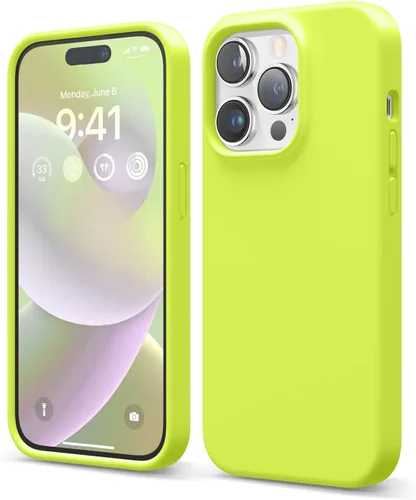 Vista 11 de elago Compatible con Funda para iPhone 14 Pro, Funda de Silicona Líquida, Cubierta Protectora de Cuerpo Completo, A Prueba de Golpes, Funda Delgada