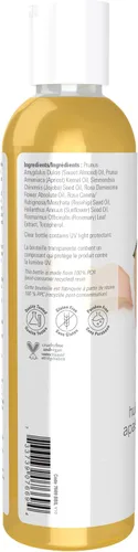 Vista 3 de NOW Solutions, Aceite de masaje de rosa tranquila, hidratante corporal, 8 onzas líquidas
