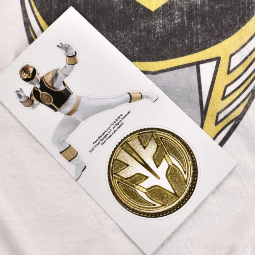 Vista 6 de Power Rangers Masks Helmets - Camiseta y pegatinas