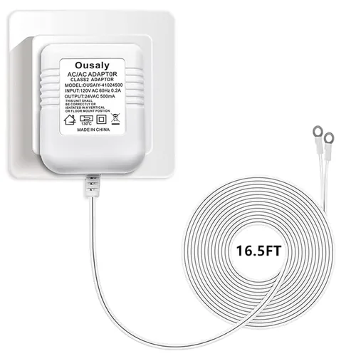 Vista 7 de Adaptador de alimentación para timbre, transformador de 24V compatible con Ring Doorbell, video timbre, Nest, Ecobee, Sensi y termostatos Honeywell