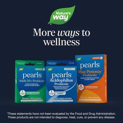 Vista 12 de Perlas de probióticos enzimáticos Probiotic Pearls Max Pontency. 5 mil millones de cultivos activos con triple capa avanzada, 30
