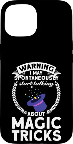 Vista 6 de iPhone 16 Funny Magician Party Quote, Magic Tricks Performer, Magician Case