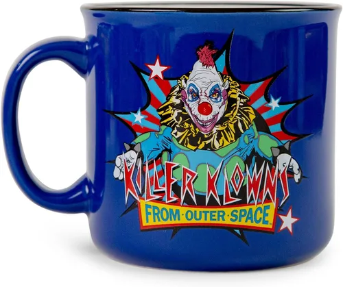 Vista 2 de Silver Buffalo Killer Klowns From Outer Space Jojo - Taza de café grande para té, expreso, cacao, capacidad para 20 onzas