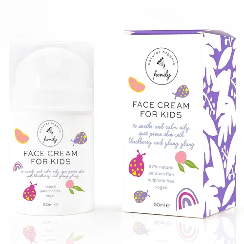 Vista 9 de Crema Facial Hidratante Suave para Niños y Preadolescentes – Nutritiva y Calmante para Todo Tipo de Piel – Ingredientes Naturales: Ácido Hialurónico