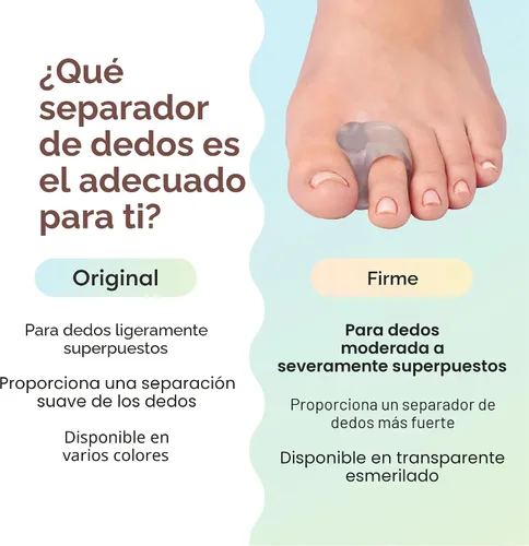 Vista 7 de ZenToes Separadores de dedos de gel para dedos superpuestos, juanetes, alineación del dedo gordo, corrector y espaciador, paquete de 4 (beige)
